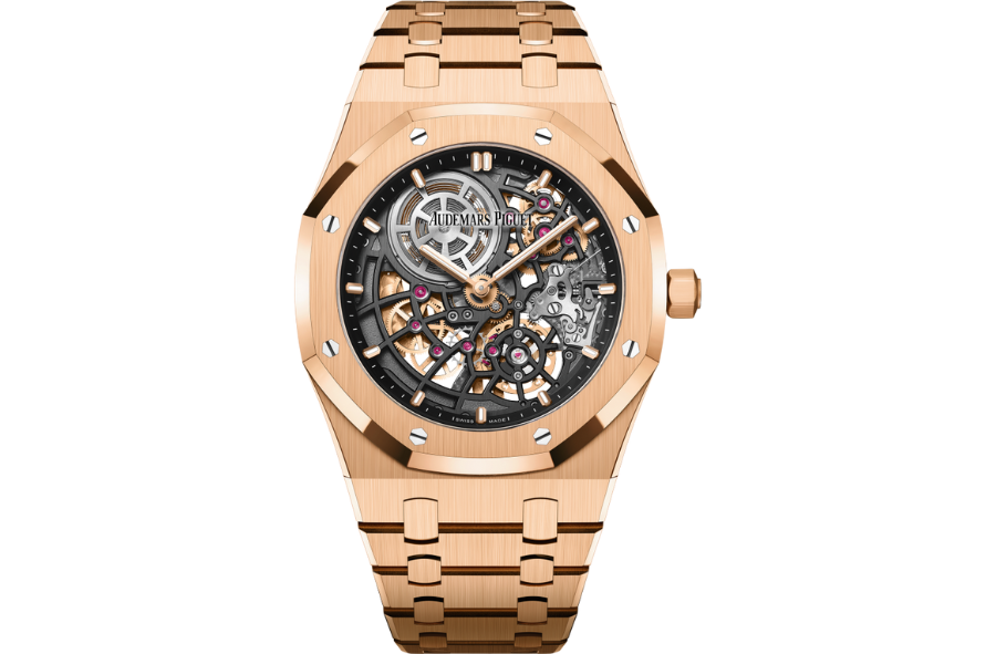 ROYAL OAK “JUMBO” EXTRA-THIN OPENWORKED 39