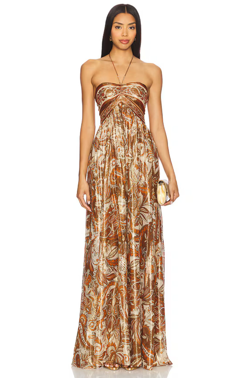 Solana Boho Cut-Out Maxi Dress
