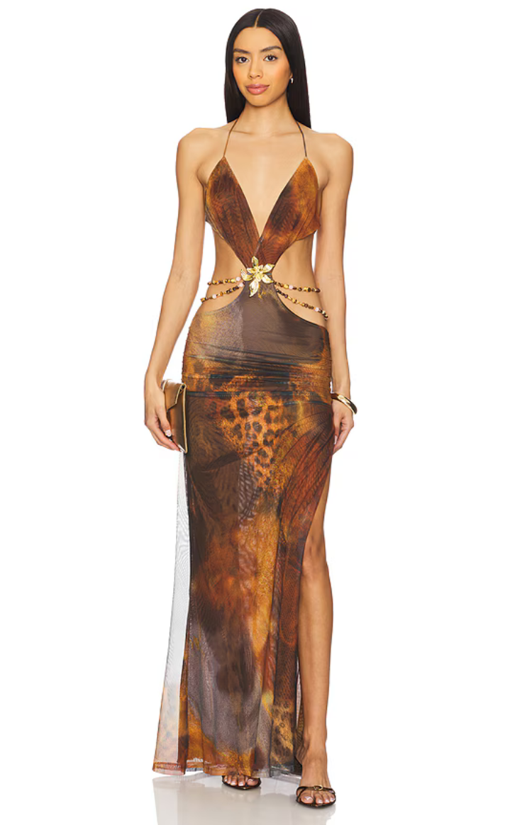 Elara - Backless Maxi Dress