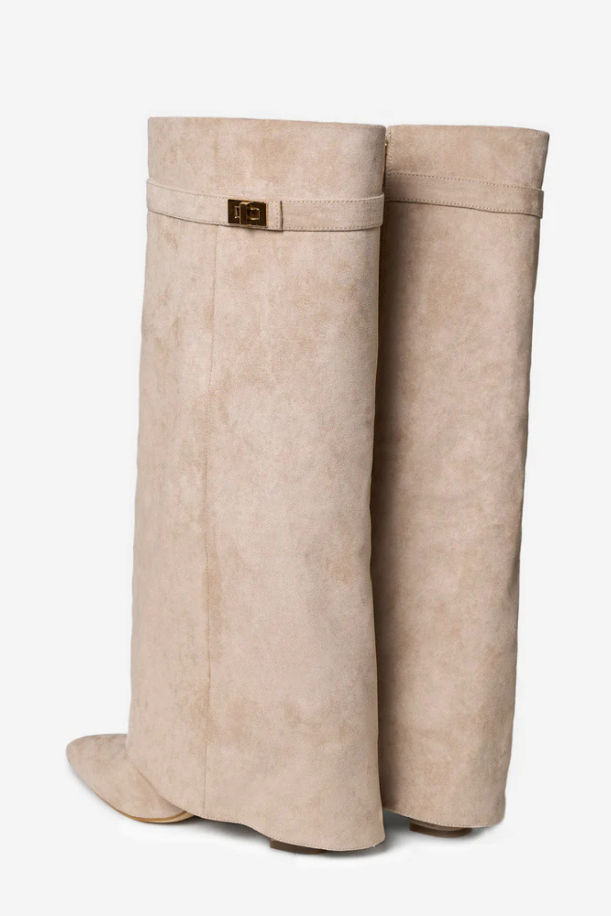 VELORA Fold-Over Knee Boots