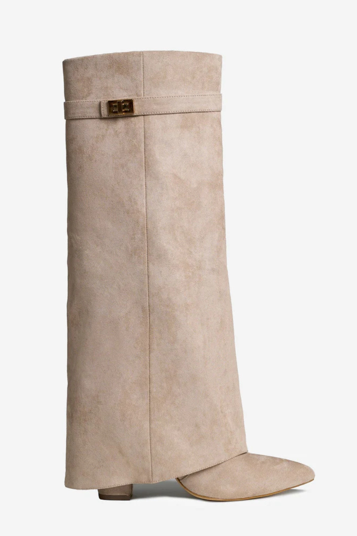 VELORA Fold-Over Knee Boots