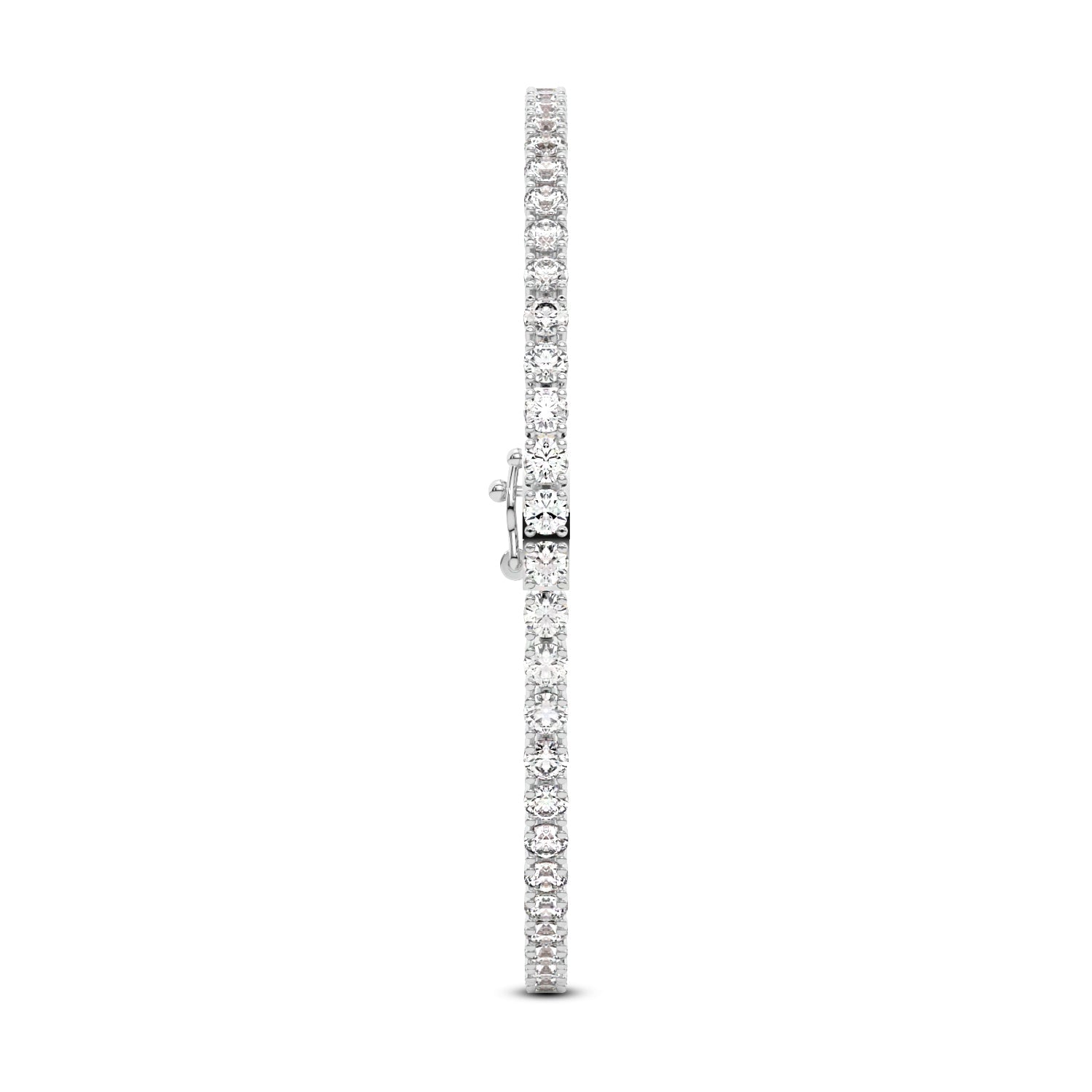 18k White Gold Lab Diamond Tennis Bracelet