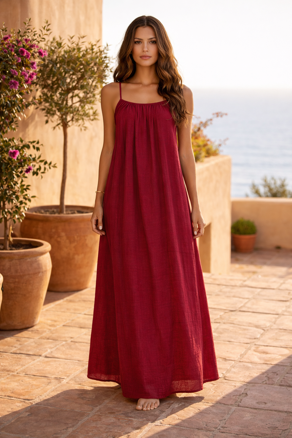 Bare Muse Open-Back Maxi Dress