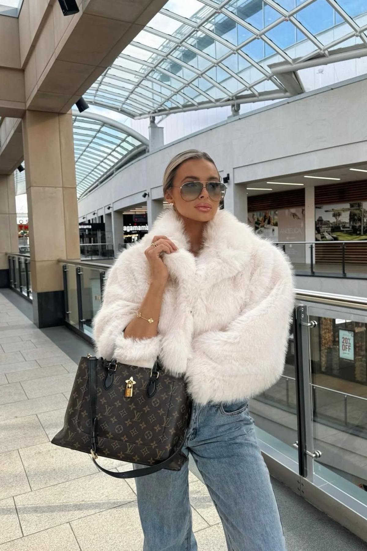 LUNA Luxe Faux Fur Jacket