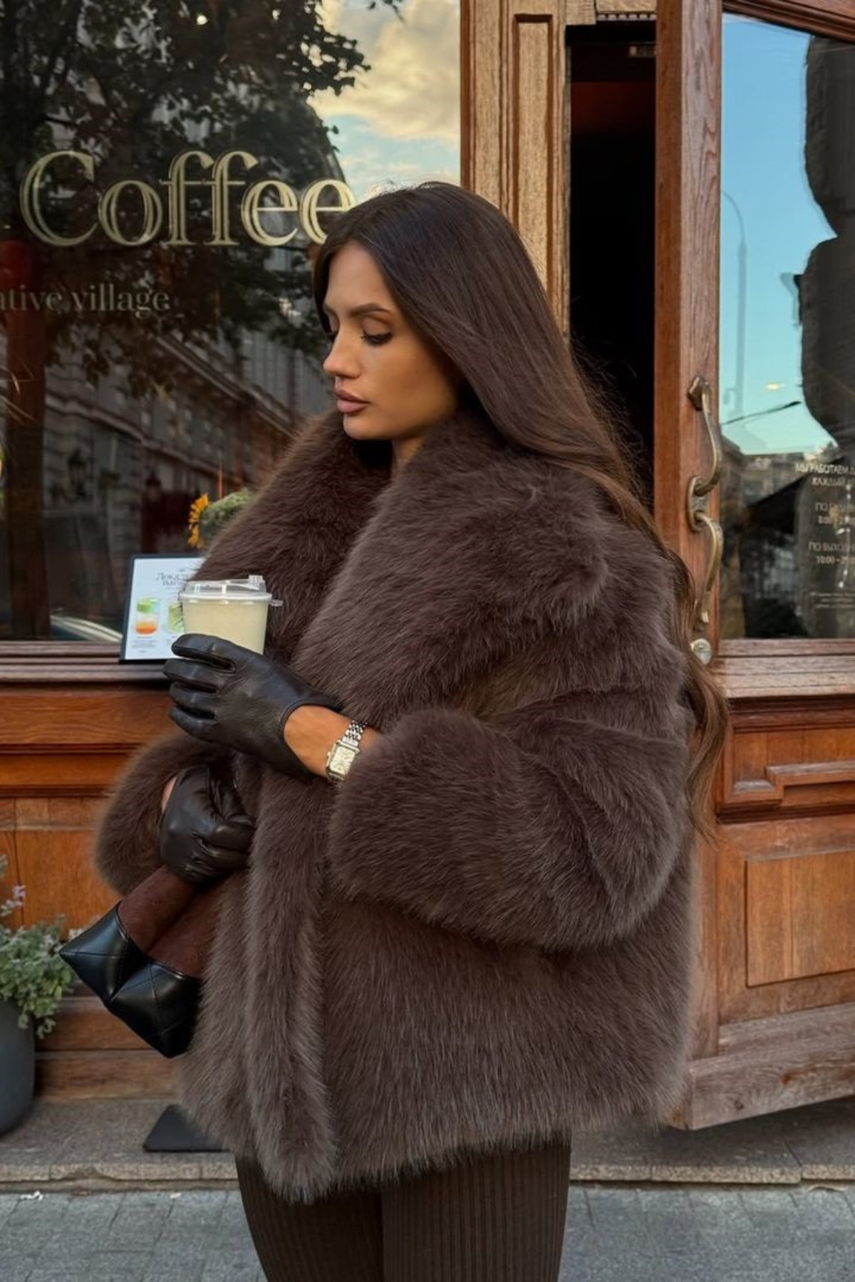 LUNA Luxe Faux Fur Jacket