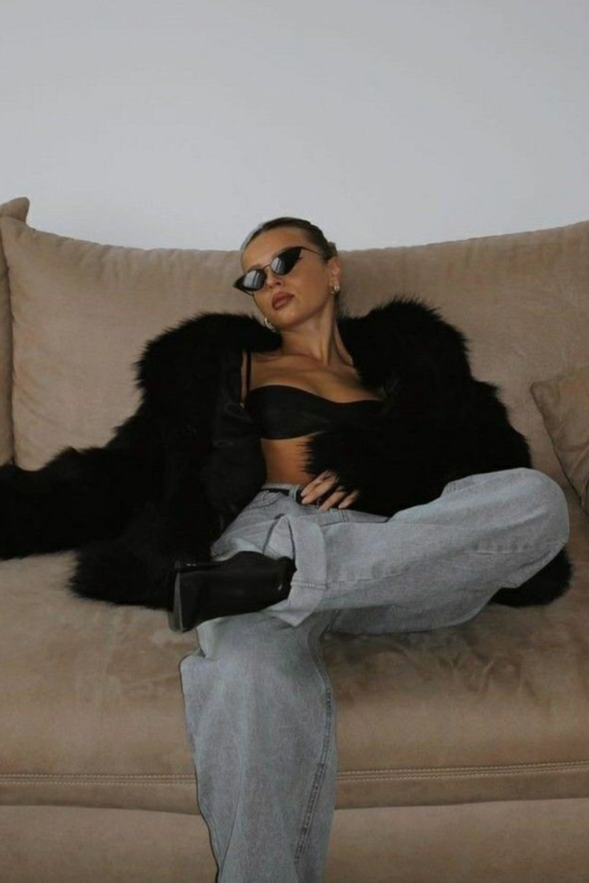 LUNA Luxe Faux Fur Jacket