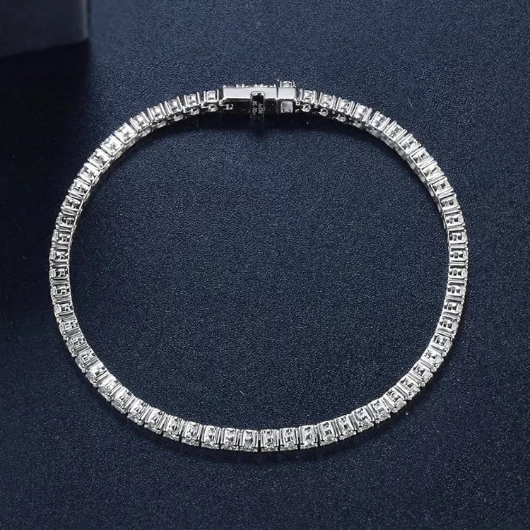 Lab Grown Diamond 18k Gold Tennis Bracelet