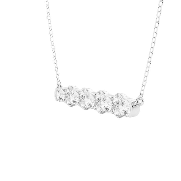 Round Brilliant Cut Diamond Necklace