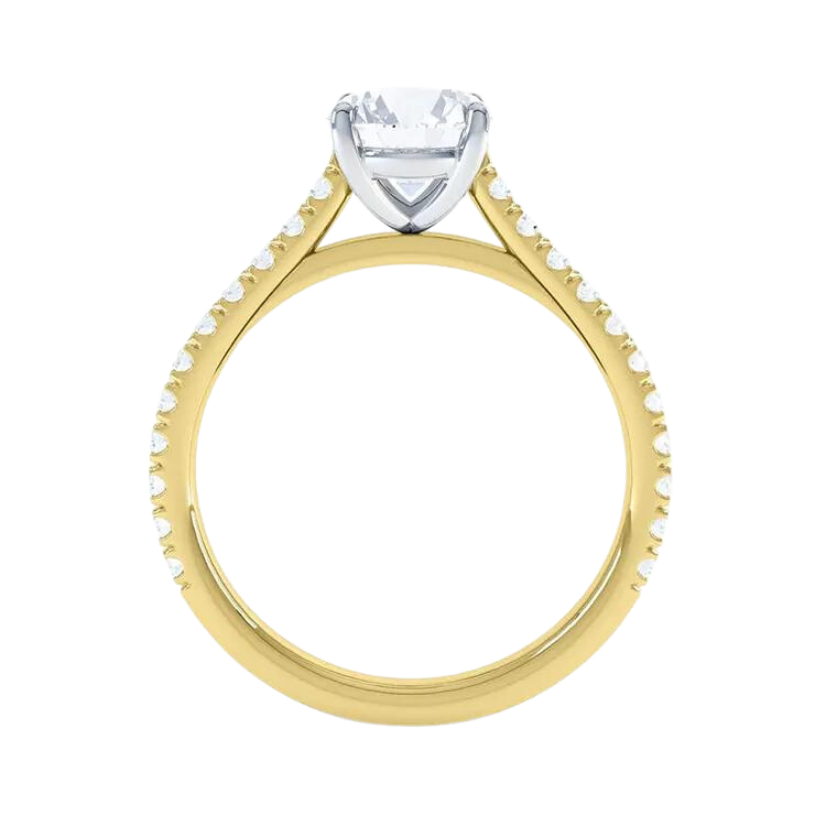 Round Brilliant Cut Lab Grown Diamond Ring