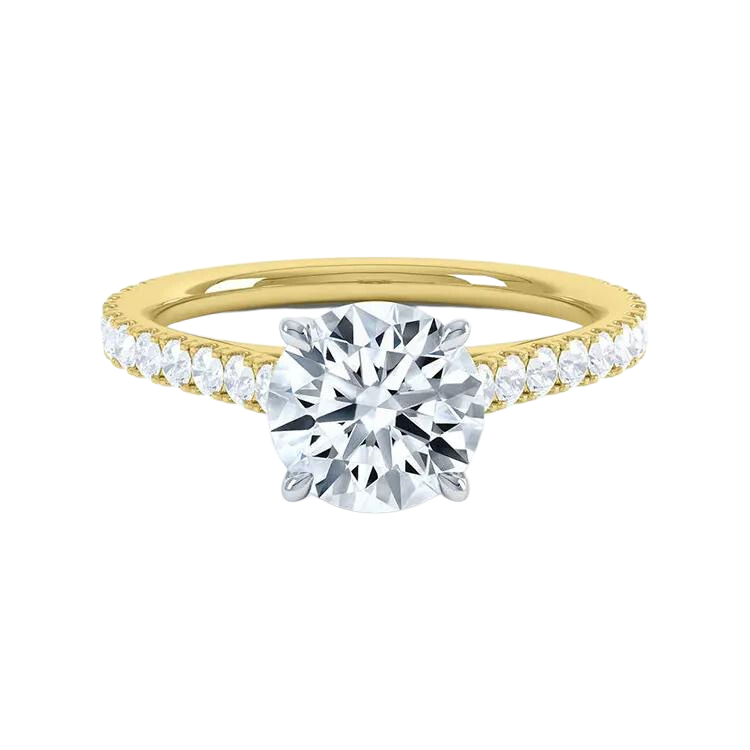 Round Brilliant Cut Lab Grown Diamond Ring