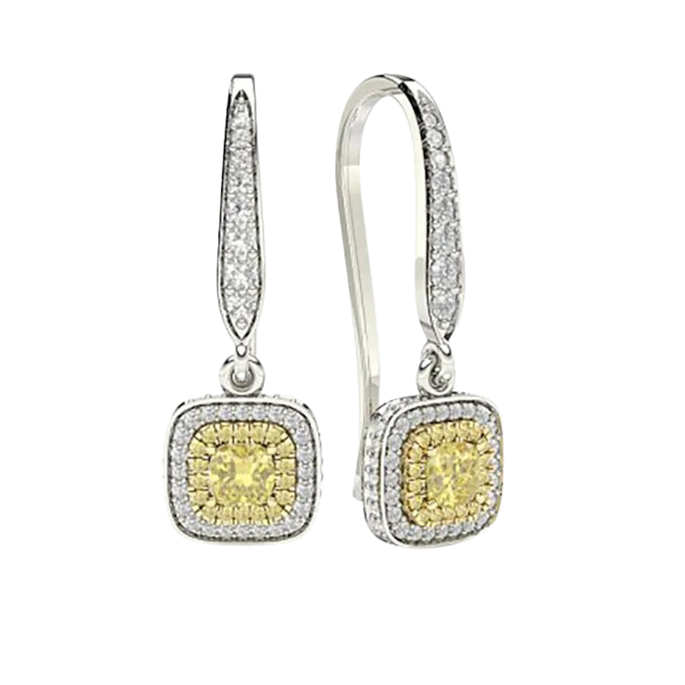 Luxurious Lab Grown Diamond Drop Earrings