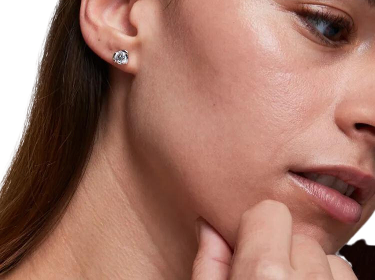 Round Brilliant Cut Diamond Studs Earrings