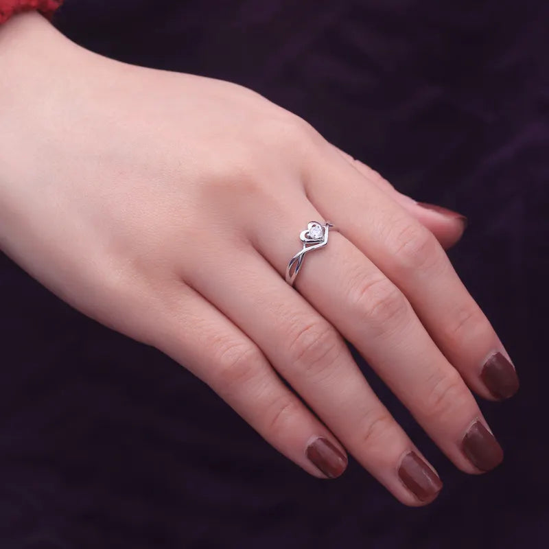 S925 Sterling Silver Character Ring