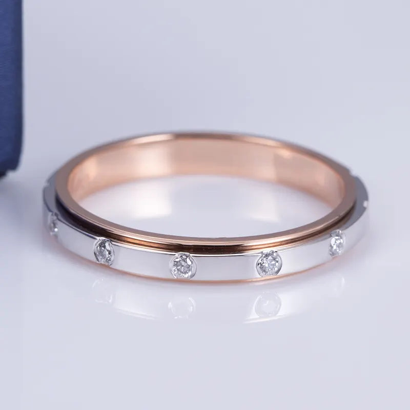 Gold Set Solitary Diamond Ring