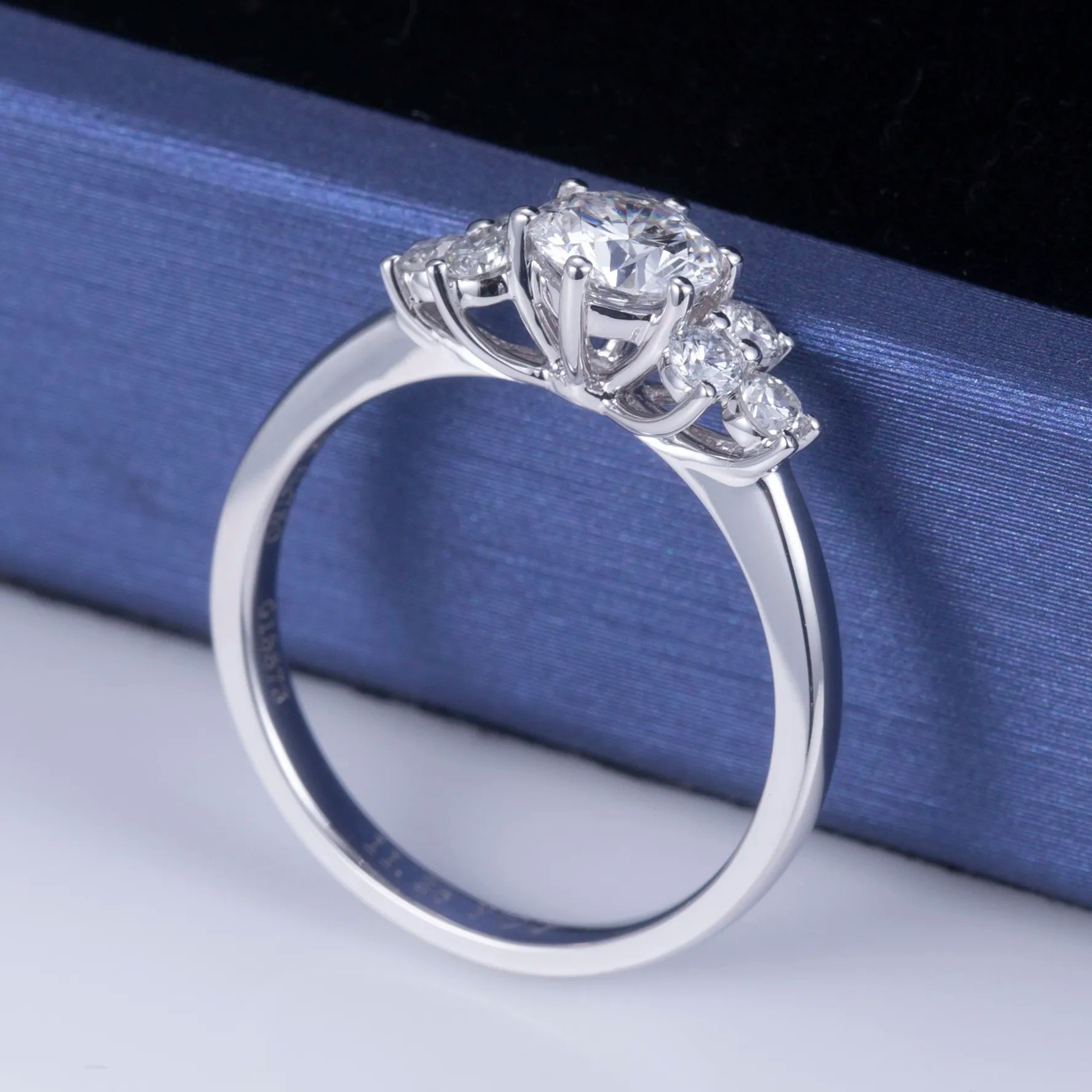 Gold Lab Diamond Solitary Ring
