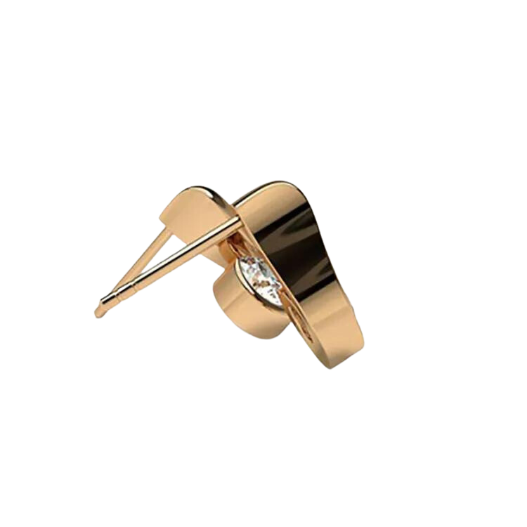 Fine 18k Gold Lab Grown Diamond Studs Earrings