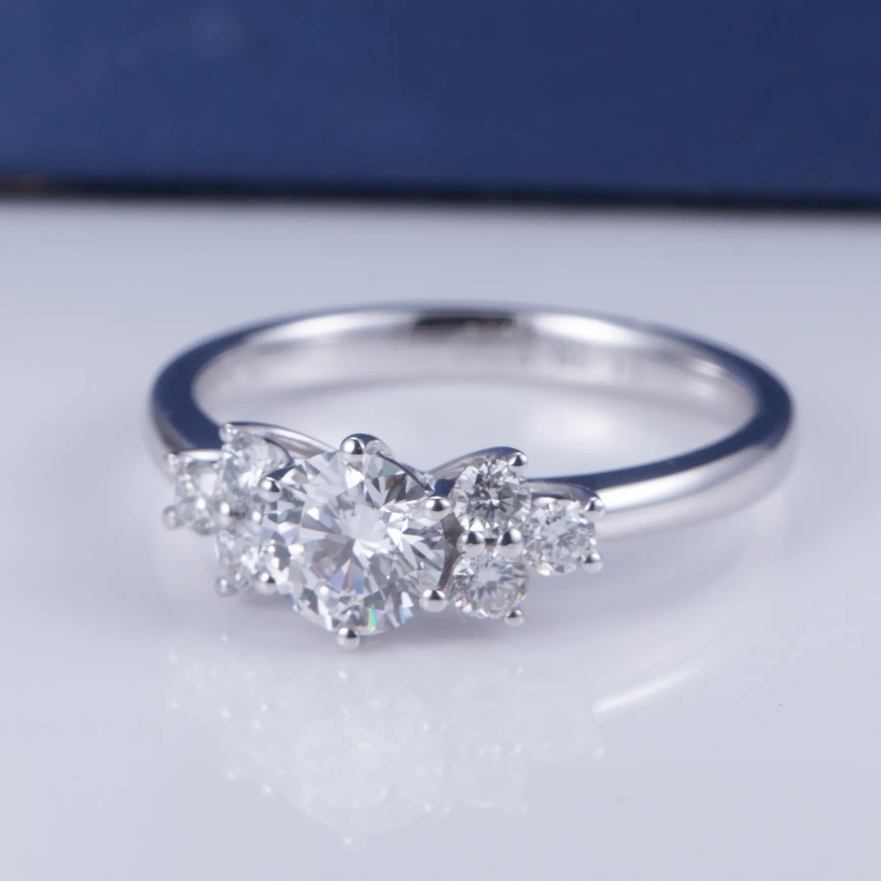 Gold Lab Diamond Solitary Ring