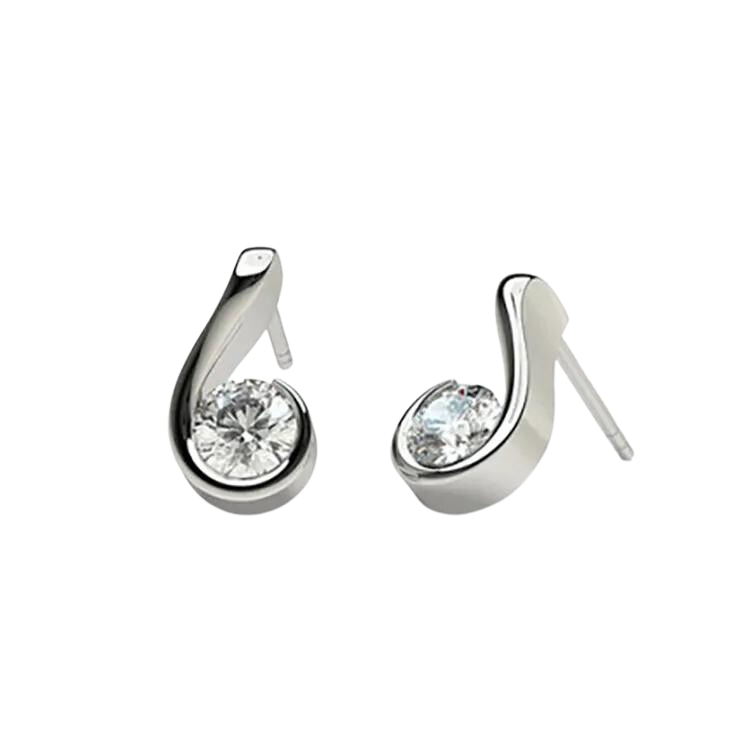 Fine 18k Gold Lab Grown Diamond Studs Earrings