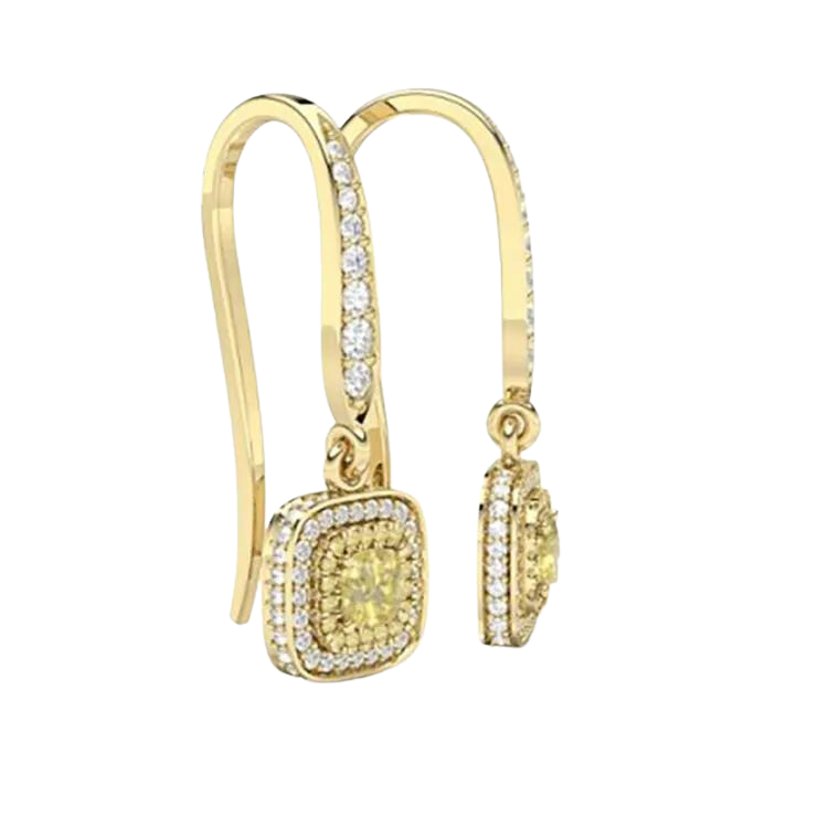 Luxurious Lab Grown Diamond Drop Earrings