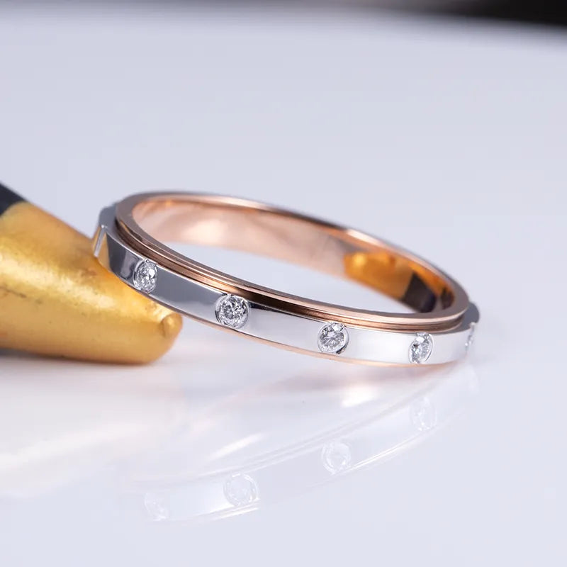 Gold Set Solitary Diamond Ring