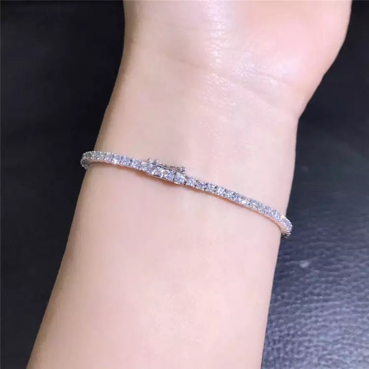 18k Gold Diamond Tennis Bracelet