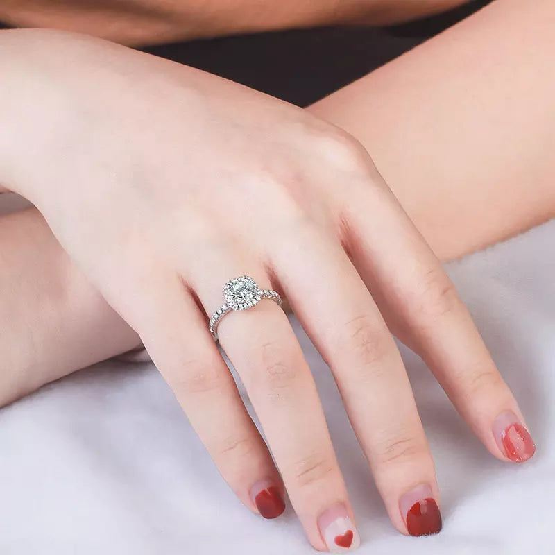 Lab Grown Diamond 18k Solid Gold Ring