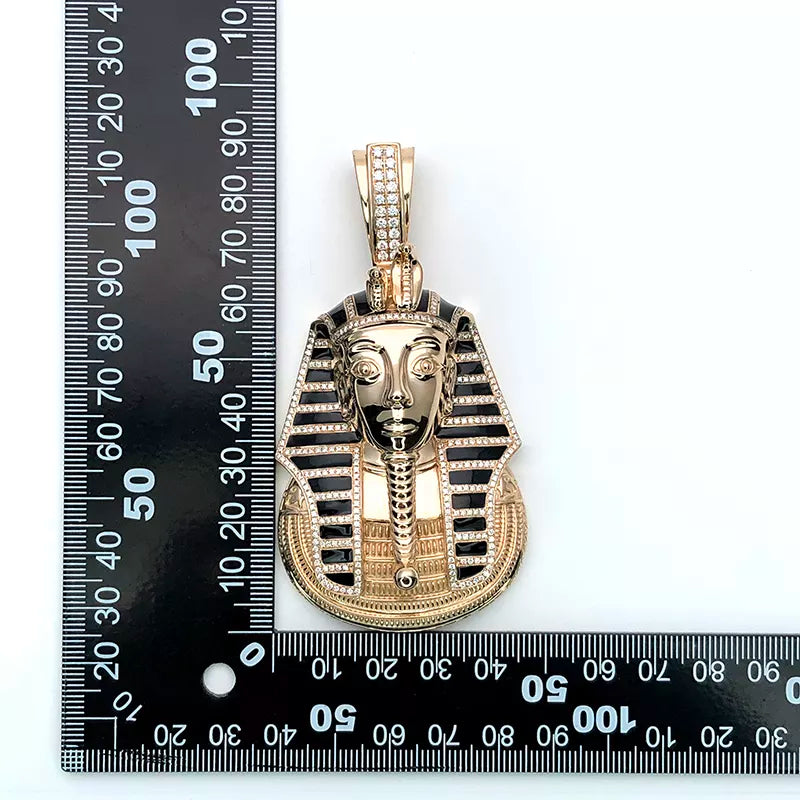 10k Yellow Gold With Round Brilliant Cut Lab Grown Diamond Pendant