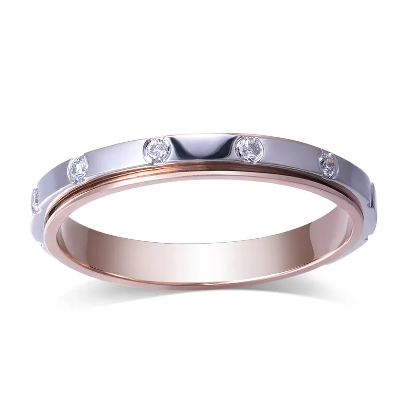 Gold Set Solitary Diamond Ring