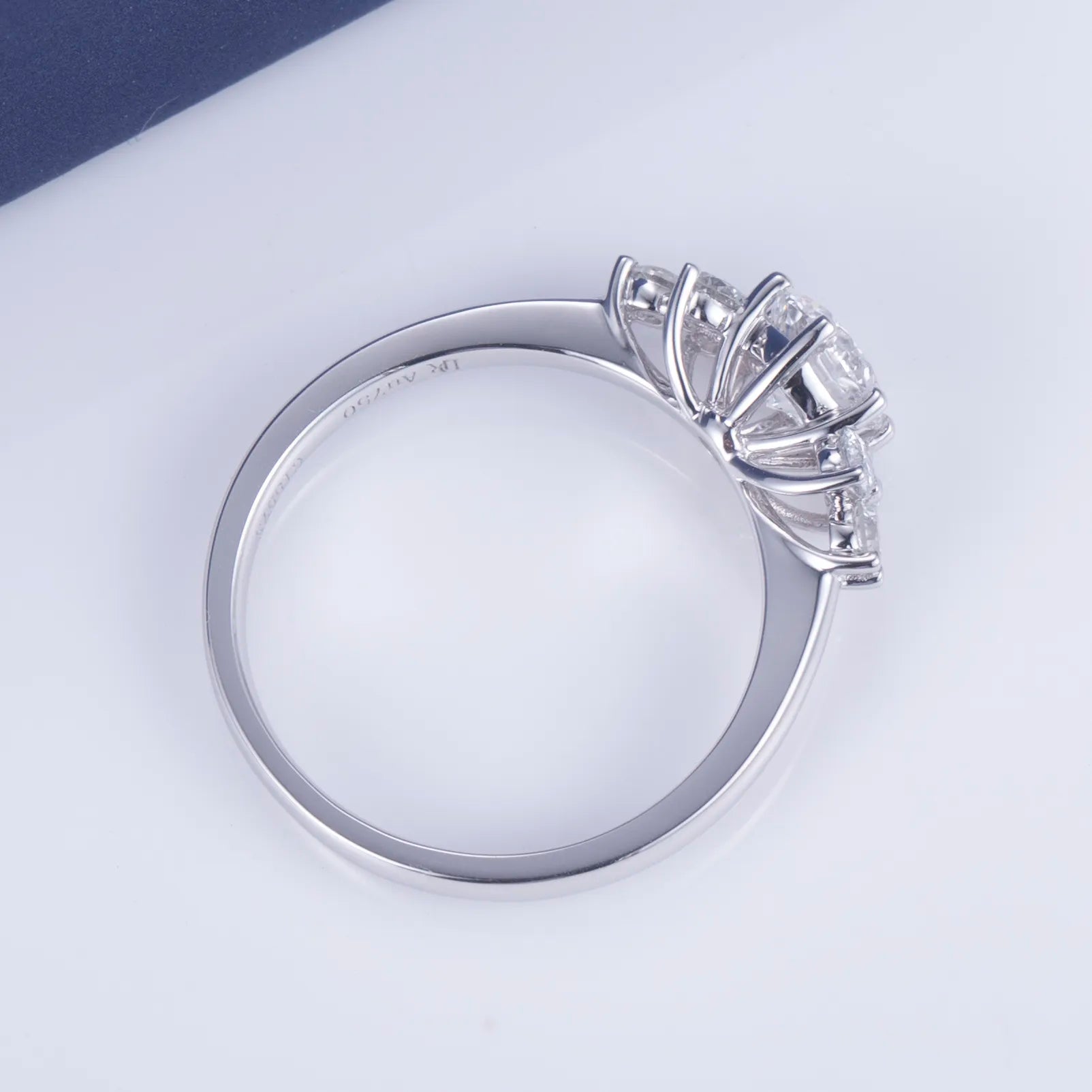 Gold Lab Diamond Solitary Ring