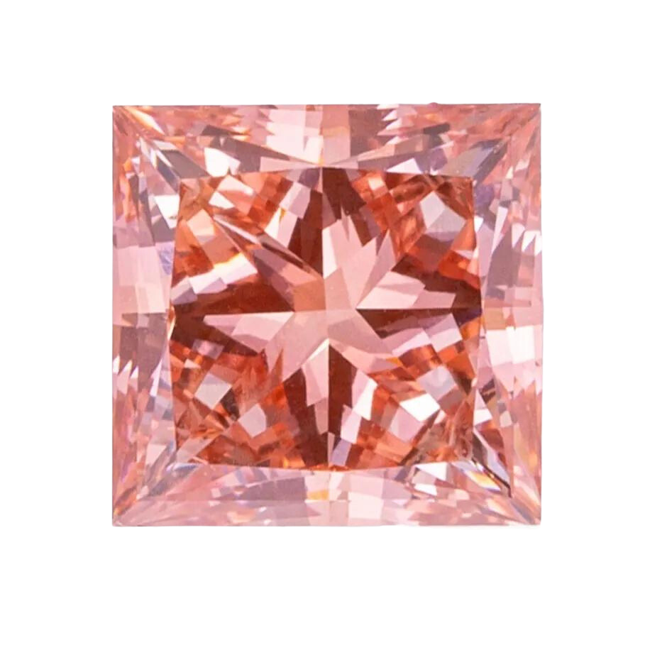 Princess Fancy Pink Diamods CVD Lab Grown Diamonds