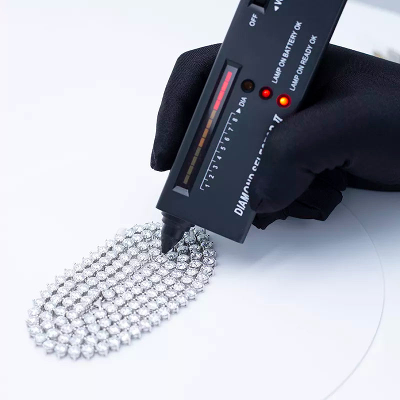 18k White Gold Lab Diamond Tennis Bracelet