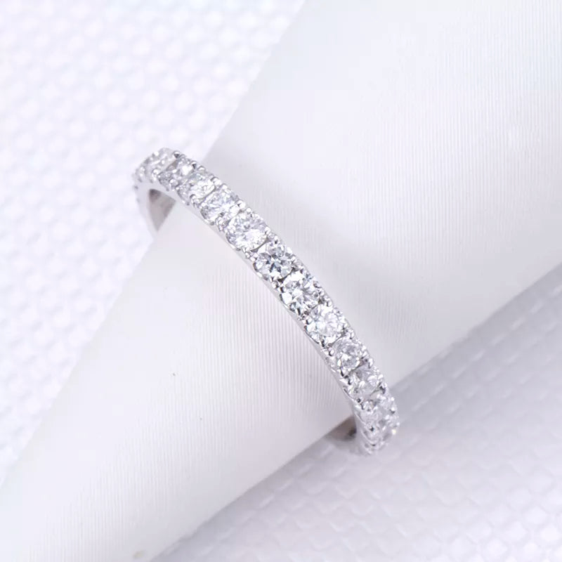 14k Gold Lab Diamond Engagement Ring Set