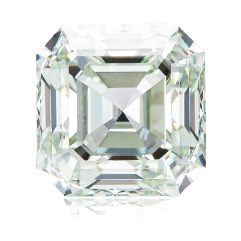 1.3ct VS Square Emerald Cut Loose Yellow Green Lab Grown Diamonds