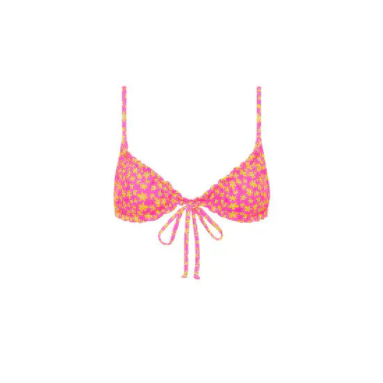 Sienna - RUCHED BOW BRALETTE BIKINI TOP