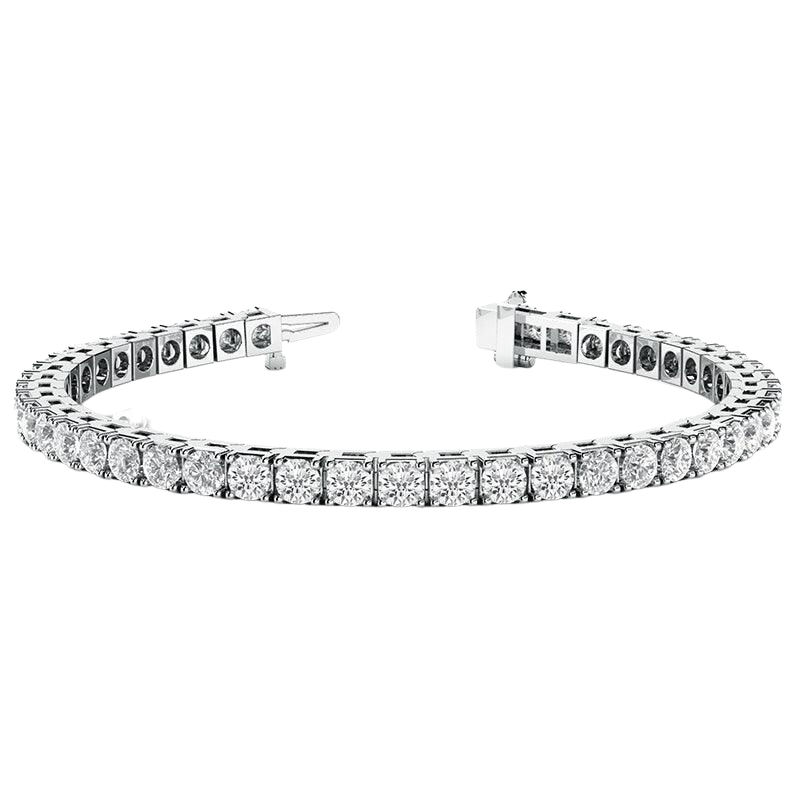 Lab Grown Diamond 18k Gold Tennis Bracelet