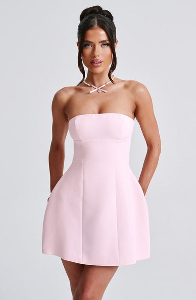 Mia Mini Dress - Blush