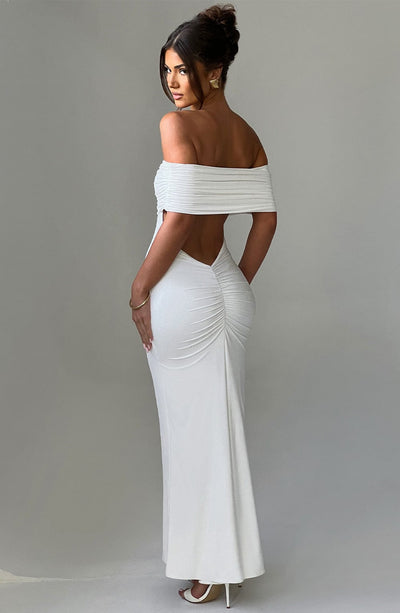 Jessie Maxi Dress - White