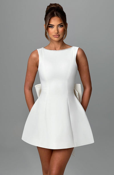 Daisy Mini Dress - Ivory