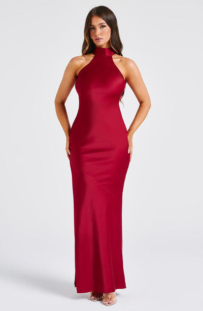 Margaret Maxi Dress - Wine