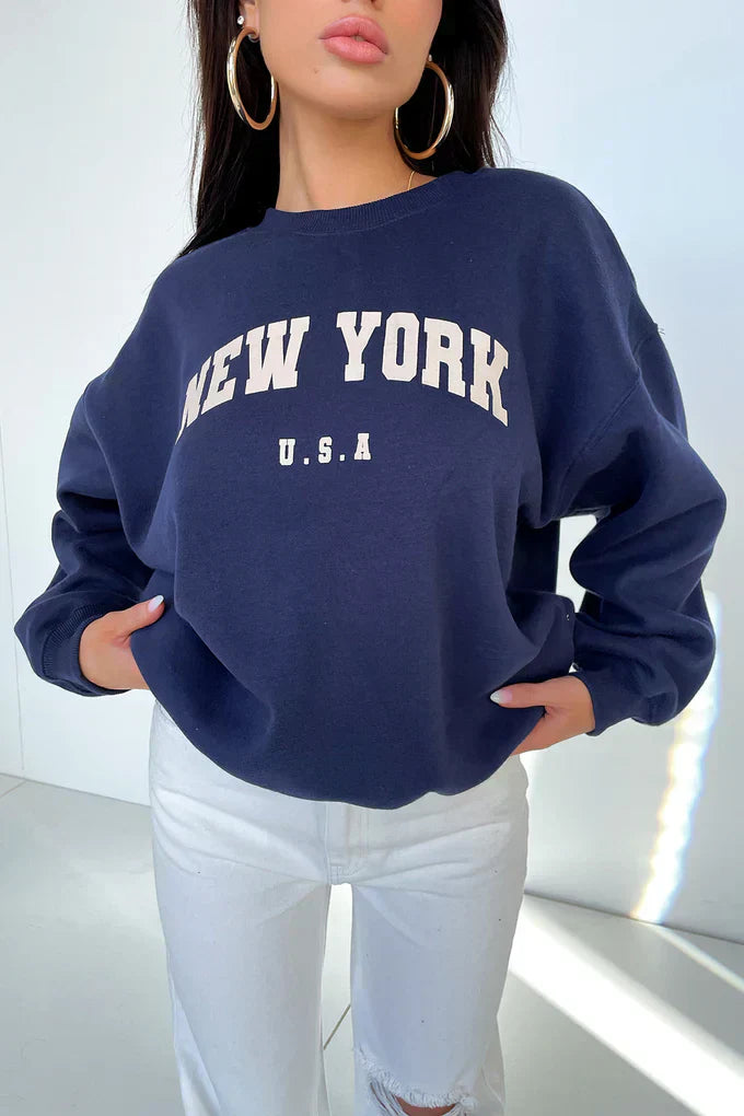 Semi-Wide Leg Jeans - White