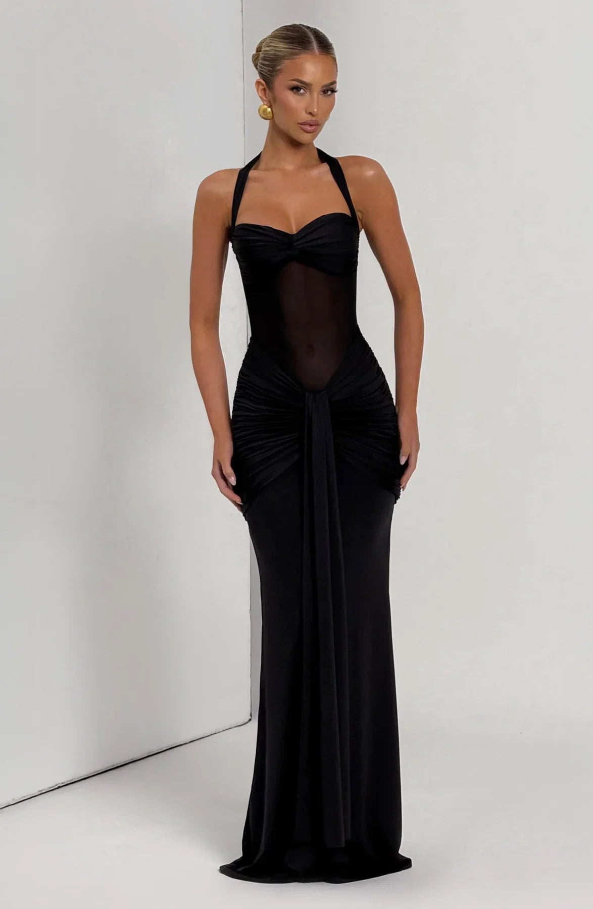 Selina Mesh Maxi Dress