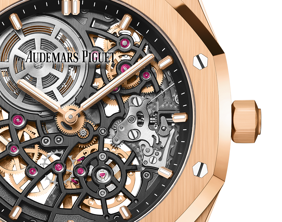 ROYAL OAK “JUMBO” EXTRA-THIN OPENWORKED 39