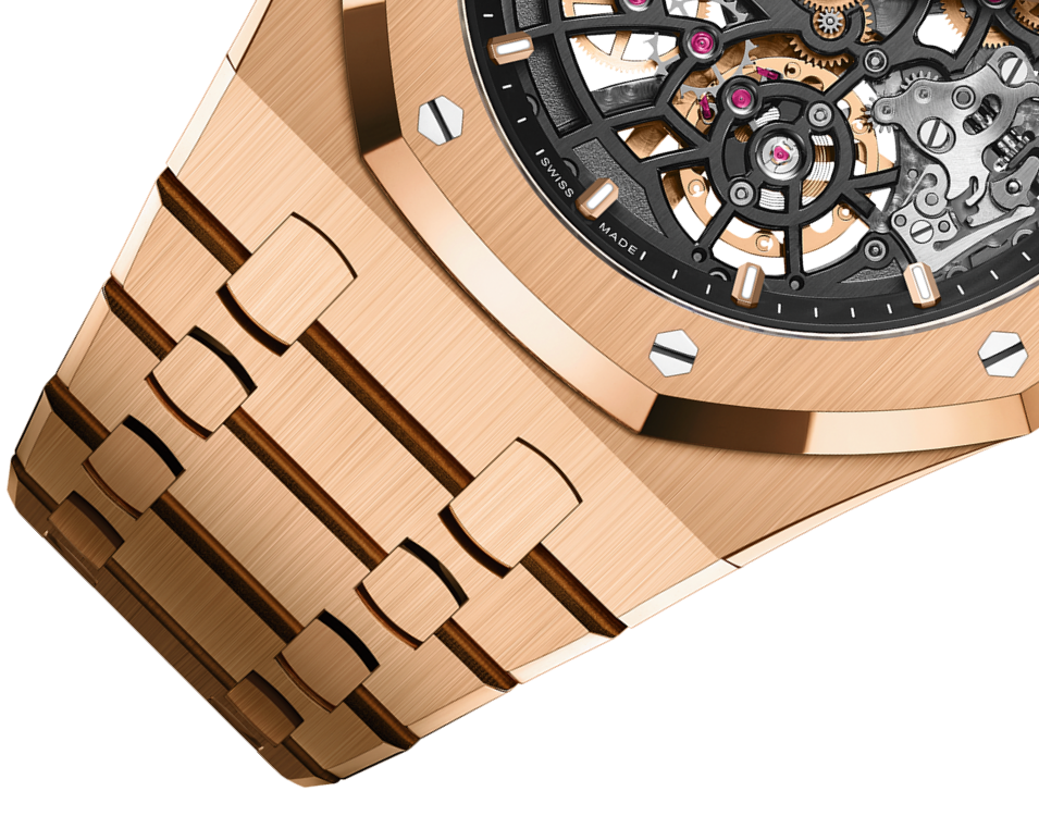 ROYAL OAK “JUMBO” EXTRA-THIN OPENWORKED 39